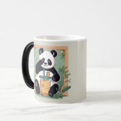 Niedlicher Panda-Tee mit Blase, Boba-Tee Verwandlungstasse (Vorderseite Links)