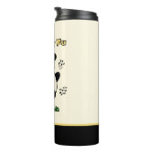 Niedlicher Panda Thermosbecher (Nach rechts gedreht)