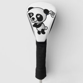 niedlicher Panda und Golfverein Golf Headcover