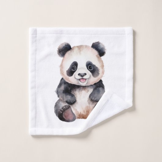 Niedlicher Panda Waschlappen (Waschlappen)