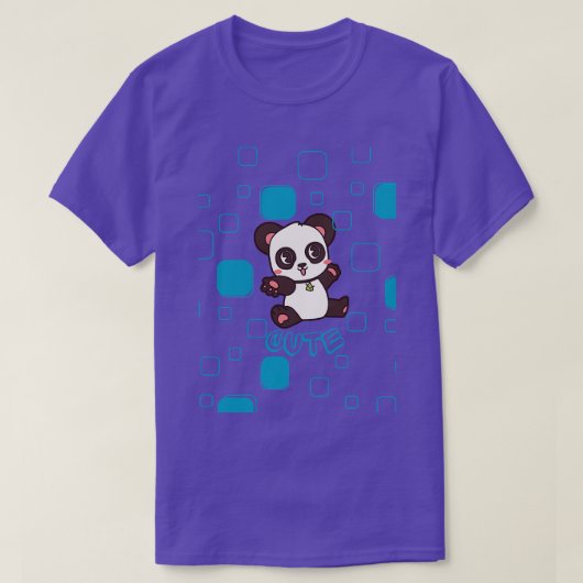 niedlicher Panda-Wunsch T-Shirt (Design vorne)