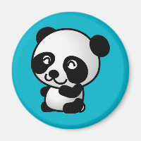 Niedlicher Pandabär aus Schwarz und Weiß