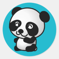 Niedlicher Pandabär aus Schwarz und Weiß