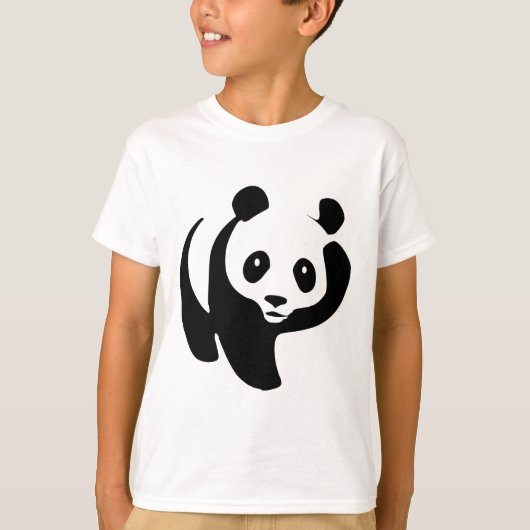 Niedlicher Pandabär T - Shirt (Vorderseite)