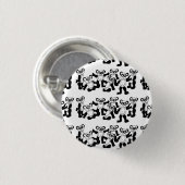 niedlicher Pandaknopf Button (Vorne & Hinten)