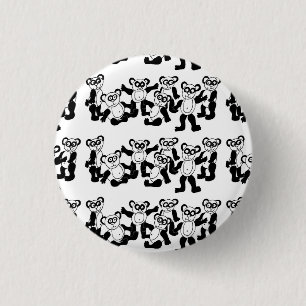 niedlicher Pandaknopf Button