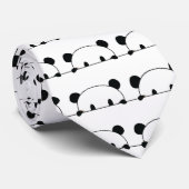 Niedlicher Pandaspion Krawatte (Gerollt)