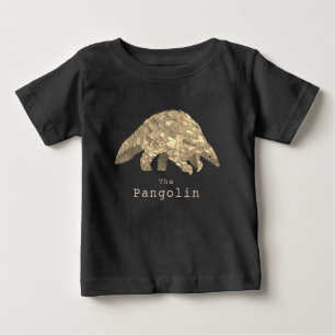 Niedlicher Pangolin-gefährdeter Tierschutz-Aktivi Baby T-shirt