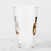 Niedlicher Pangolin-schließ-Cartoon Glas (Links)