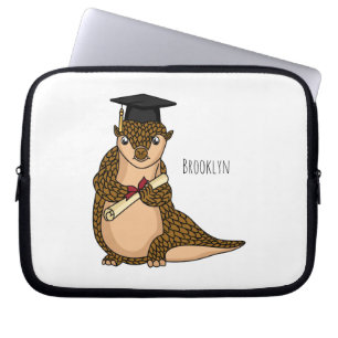 Niedlicher Pangolin-schließ-Cartoon Laptopschutzhülle