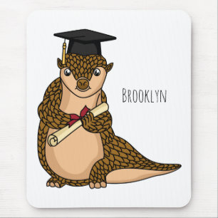 Niedlicher Pangolin-schließ-Cartoon Mousepad