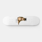 Niedlicher Pangolin-schließ-Cartoon Skateboard (Horizontal)