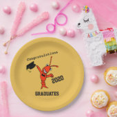 Niedlicher Panzerkrebs-Abschluss Pappteller (Party)