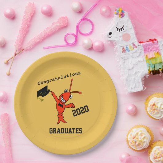 Niedlicher Panzerkrebs-Abschluss Pappteller (Party)