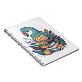 niedlicher Papagei 1 Notizblock (Rechte Seite)