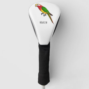 Niedlicher Papagei-Cartoon Golf Headcover