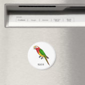 Niedlicher Papagei-Cartoon Magnet (In Situ (Geschirrspüler))