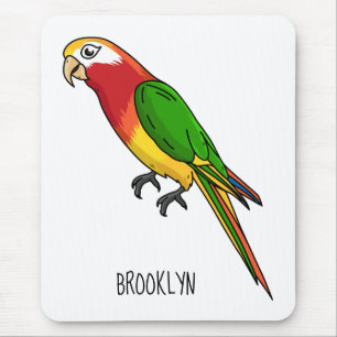 Niedlicher Papagei-Cartoon Mousepad