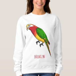 Niedlicher Papagei-Cartoon Sweatshirt
