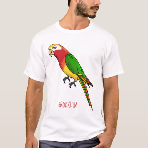 Niedlicher Papagei-Cartoon T-Shirt