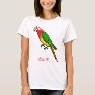 Niedlicher Papagei-Cartoon T-Shirt