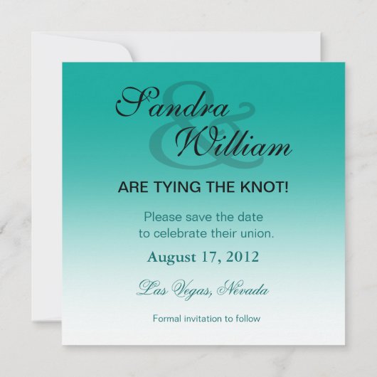 Niedlicher Papagei liebt Vögel Save the Date tropi (Rückseite)