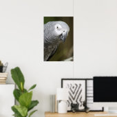 niedlicher Papagei Poster (Heimbüro)