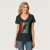 Niedlicher Papagetier T-Shirt (Vorderseite Vollansicht)
