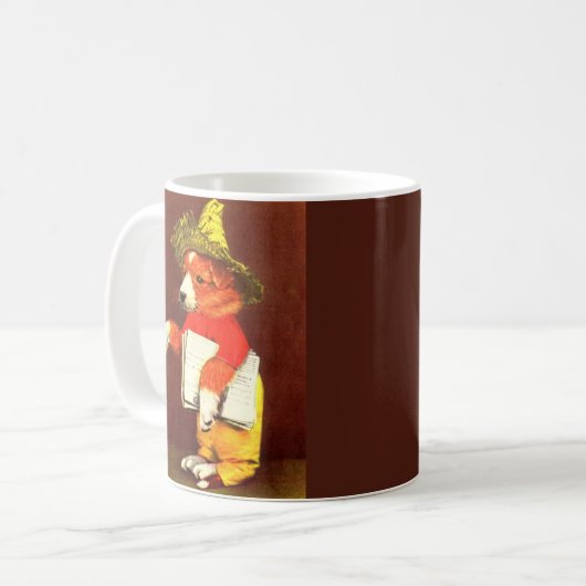 niedlicher Paperboy Kaffeetasse (Vorderseite Links)