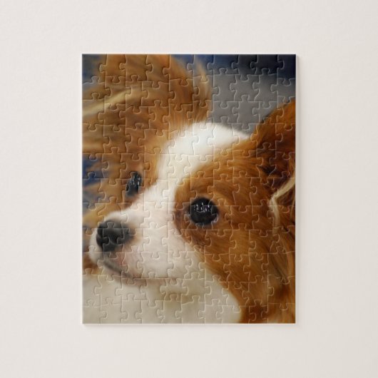 Niedlicher Papillon Hund Puzzle (Vertikal)