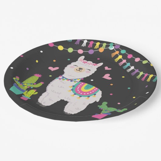 Niedlicher Pappteller (Schrägansicht)