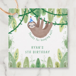 Niedlicher Party-Hutblauer Geburtstag Geschenkanhänger