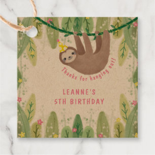 Niedlicher Party-Hutgelb Geburtstag Geschenkanhänger