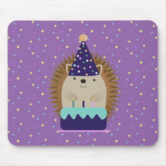 Niedlicher Party Igel Mousepad (Vorne)