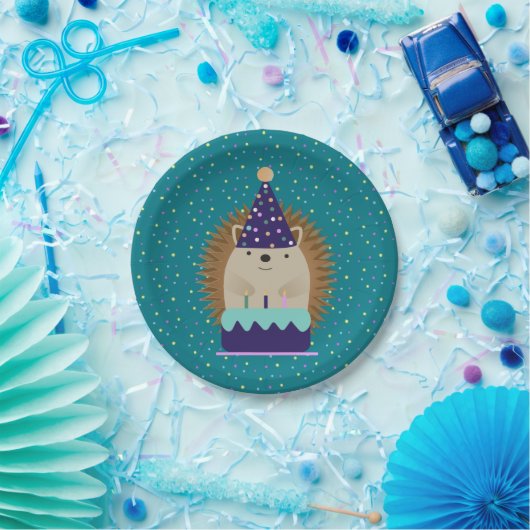 Niedlicher Party Igel Pappteller (Party)