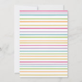 Niedlicher Pastel Pop Es Fidget Girls Geburtstag Einladung (Rückseite)