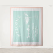 Niedlicher Pastellcocktail im modernen Junggeselin Wandteppich (Vorderseite)