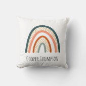 Niedlicher pastellfarbener Regenbogen Kissen (Vorderseite)