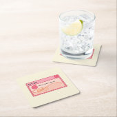 Niedlicher pastellrosa Untersetzer (Fehlermeldung) (Vor Ort)