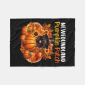 Niedlicher Patch Erntedank Pumpkins Fall Fleecedecke (Vorderseite (Horizontal))