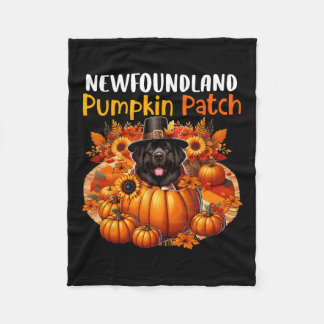 Niedlicher Patch Erntedank Pumpkins Fall Fleecedecke