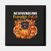 Niedlicher Patch Erntedank Pumpkins Fall Magnet (Vorne)