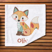 Niedlicher Patchwork-Fox Waschlappen