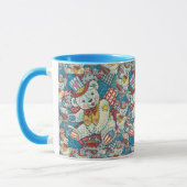 NIEDLICHER PATRIOTISCHER TEDDY BAR, BOOT & PATCHWO TASSE (Links)