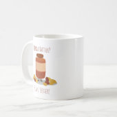 Niedlicher Peanut Butter JAR Food Kaffeetasse (Vorderseite Links)