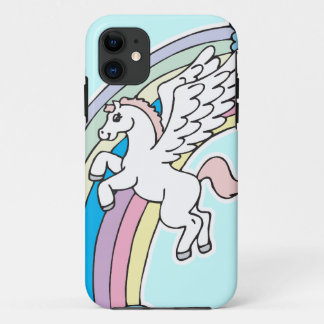 niedlicher Pegasus- und Einhorn-Cartoon-Grafik Case-Mate iPhone Hülle