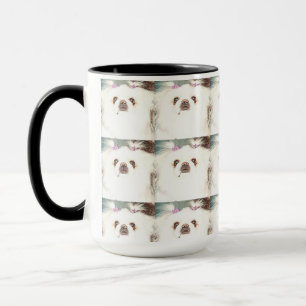 Niedlicher Pekingese Hund "Zucker" Tasse