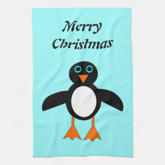 Niedlicher Penguin Anpassbarer Weihnachtsküchenzug Küchentuch