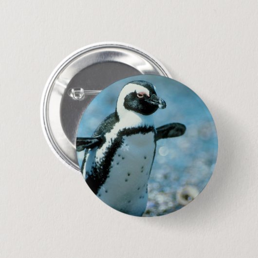 Niedlicher Penguin Button (Vorne & Hinten)