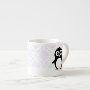 Niedlicher Penguin-Cartoon Espressotasse